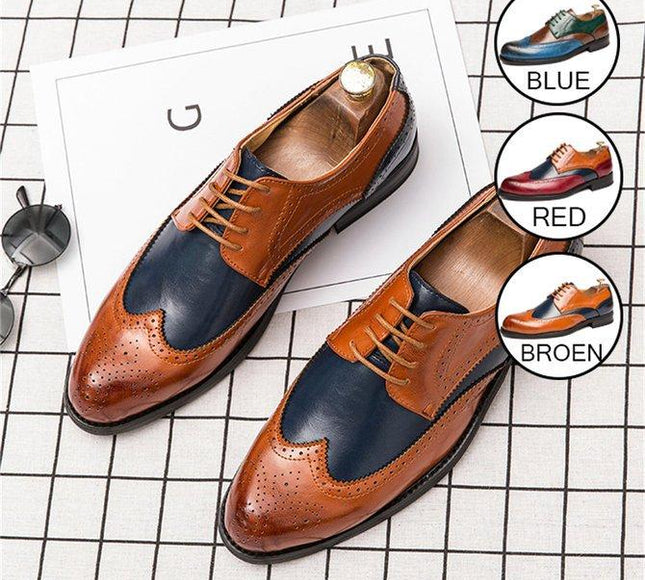 Hillkerry - Retro Leather Formal Shoes