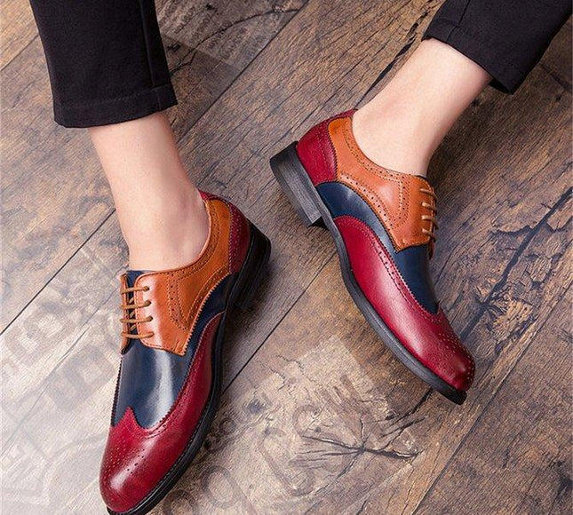 Hillkerry - Retro Leather Formal Shoes