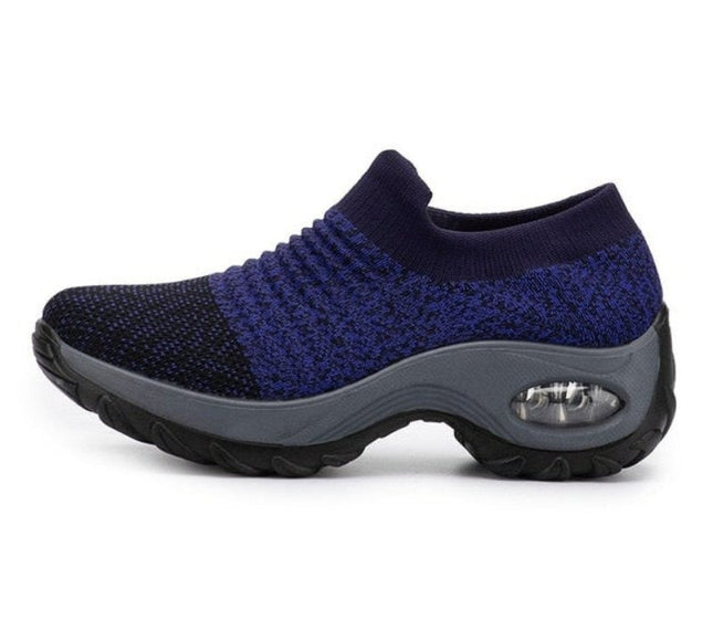 Breathable No-Tie Stretch Shoes