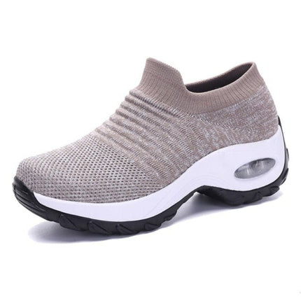 Breathable No-Tie Stretch Shoes