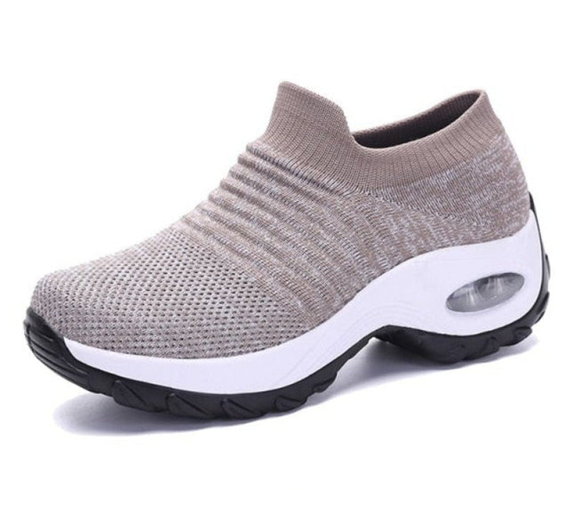 Breathable No-Tie Stretch Shoes