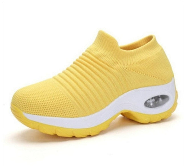 Breathable No-Tie Stretch Shoes