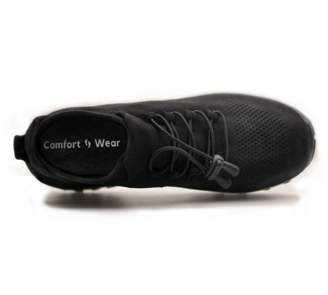 Ortho Stretch Cushion Shoes- Midnight Black