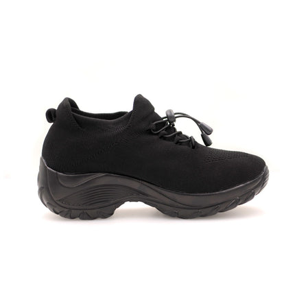 Ortho Stretch Cushion Shoes- Midnight Black