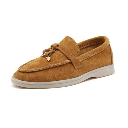 Suede Low-Cut Loafer