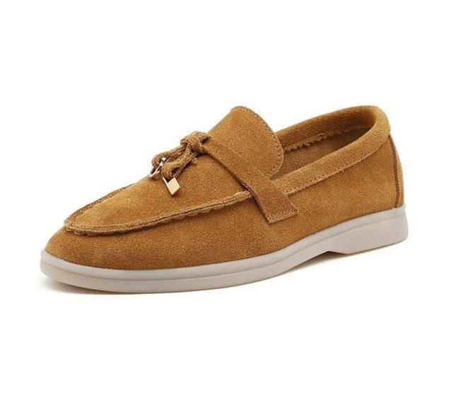 Suede Low-Cut Loafer