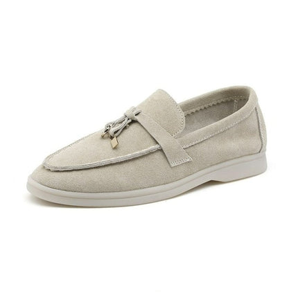 Suede Low-Cut Loafer