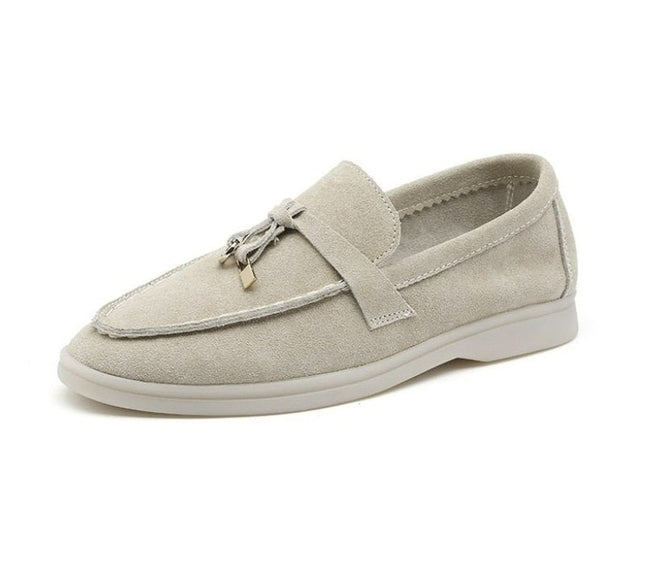 Suede Low-Cut Loafer