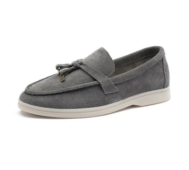 Suede Low-Cut Loafer