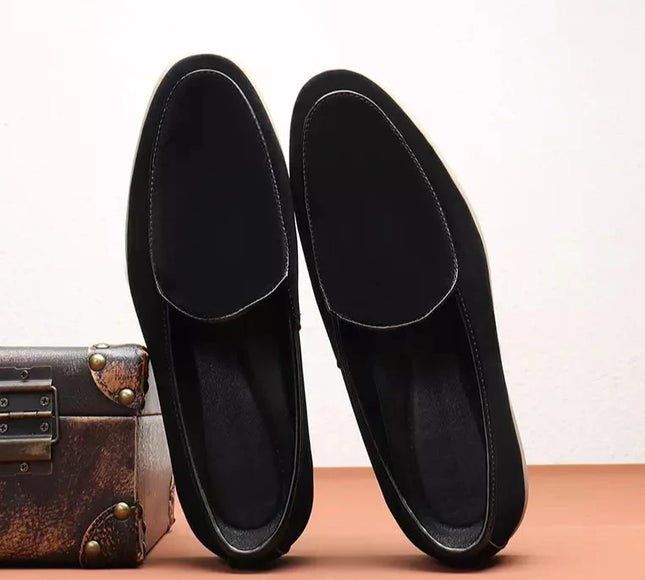 Savia Suede Loafers